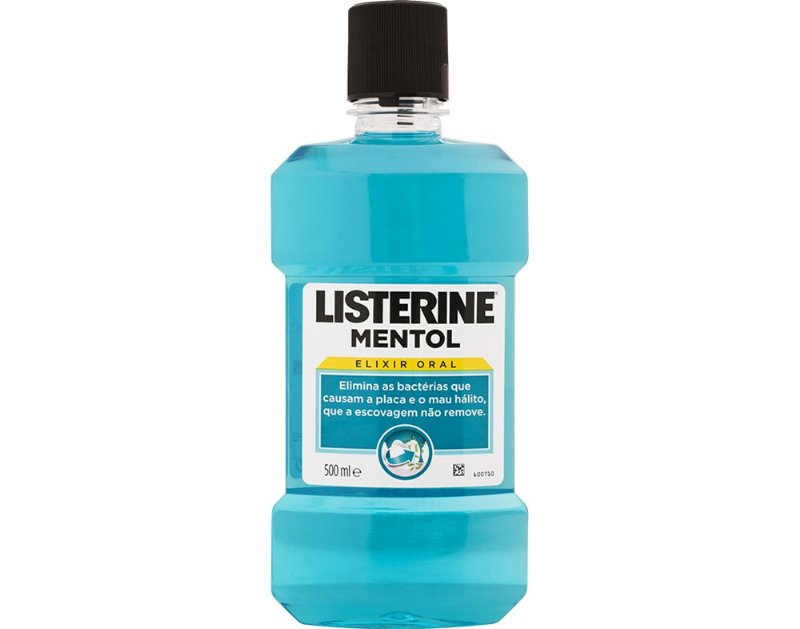 Elixir Listerine Mentol 500 ml