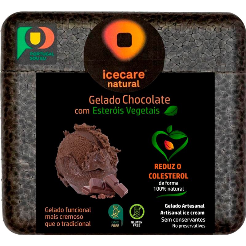 Gelado De Chocolate Com Esteróis Vegetais 500 ml