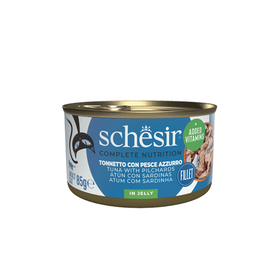 Comida Húmida Para Gato Adulto Atum E Sardinha Gelatina Schesir 85 g