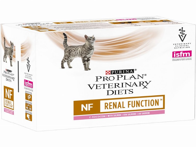 Comida Húmida Vet Pro Plan Gato St/Ox Renal Salmão 10X85 g
