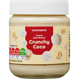 Creme Para Barrar Crunchy Coco Continente 300 gr