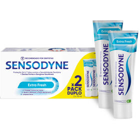 Pasta De Dentes Sensibilidade E Frescura Extra Sensodyne 2 X 75 ml