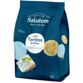Tortitas De Lentilhas Mini Queijo Azul Salutem 70 gr