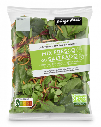 Mix Fresco Ou Salteado Pingo Doce 0.25Kg