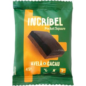 Barra De Proteína Avelã E Cacau Sem Glúten Incríbel 45 gr