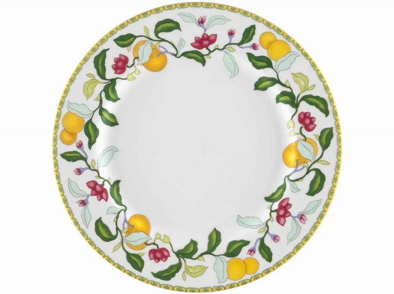 Prato De Sobremesa Algarve Vista Alegre Decorado Porcelana Ø21.1Cm