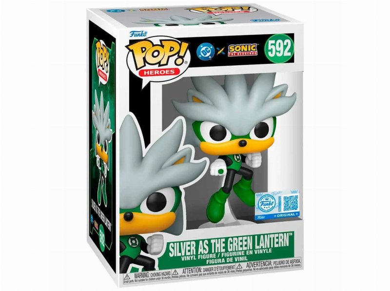 Figura Funko Pop Heroes: Jla & Sonic- Silve
