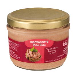 Patê De Pato Continente 125 gr (Peso Escorrido 125 gr)
