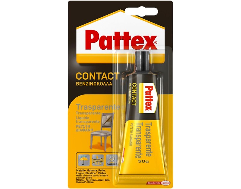 Cola Contacto Transparente Pattex 50 g