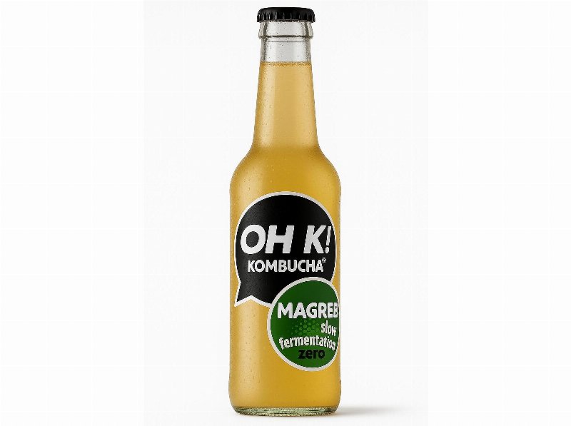 Kombucha Bio Oh K! Magreb (Menta E Alcaçuz) 330 ml