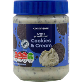 Creme Para Barrar Cookies & Cream Continente 350 gr