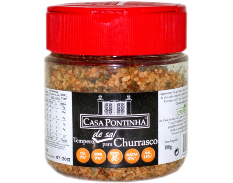 Sal Casa Pontinha Tempero Para Churrasco 180 g