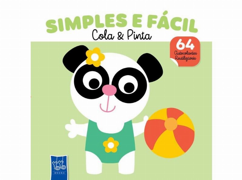 Livro Simples E Fácil - Cola & Pinta - Panda