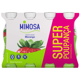 Iogurte Líquido Morango Mimosa 1208 gr (8 Un)