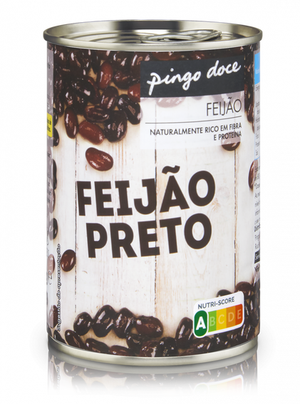Feijão Preto Em Lata Pingo Doce 0.26Kg