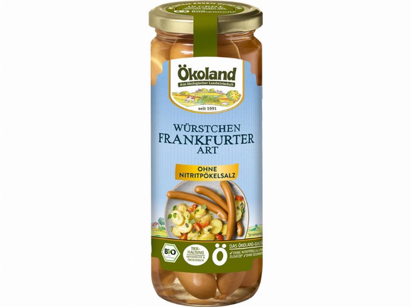 Salsicha Okoland Frankfurt Bio 540(250)G