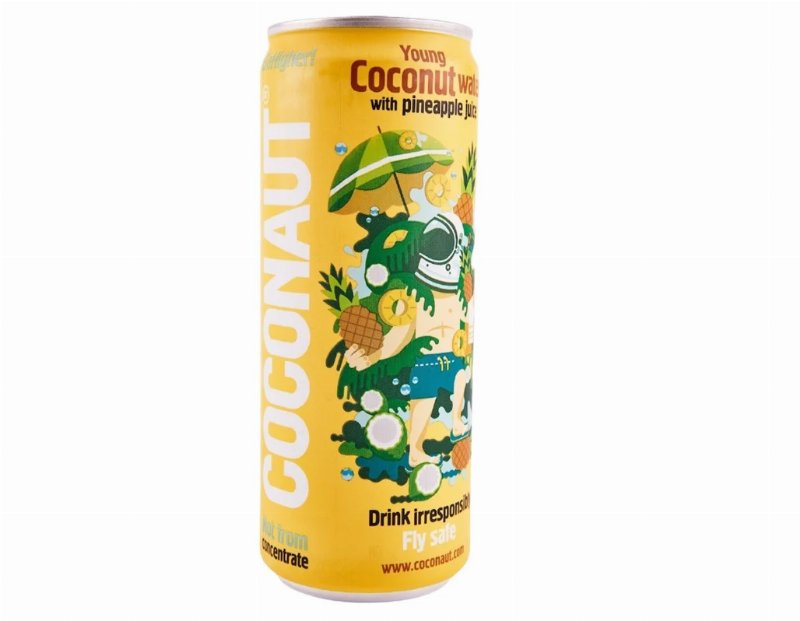 Água De Coco Coconaut Com Sumo De Ananás 0.32 l