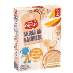 Papa Infantil Láctea Aveia, Manga E Banana Seleção Da Natureza +6M Cerelac 240 gr