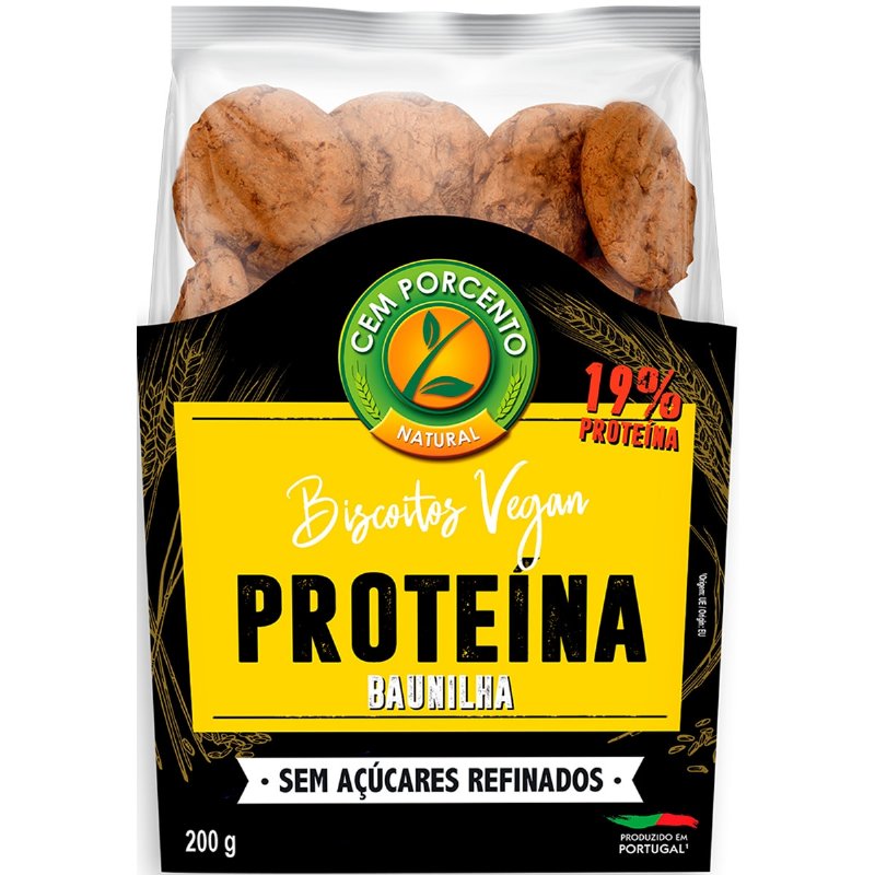 Biscoitos Proteína De Baunilha Vegan 200 g