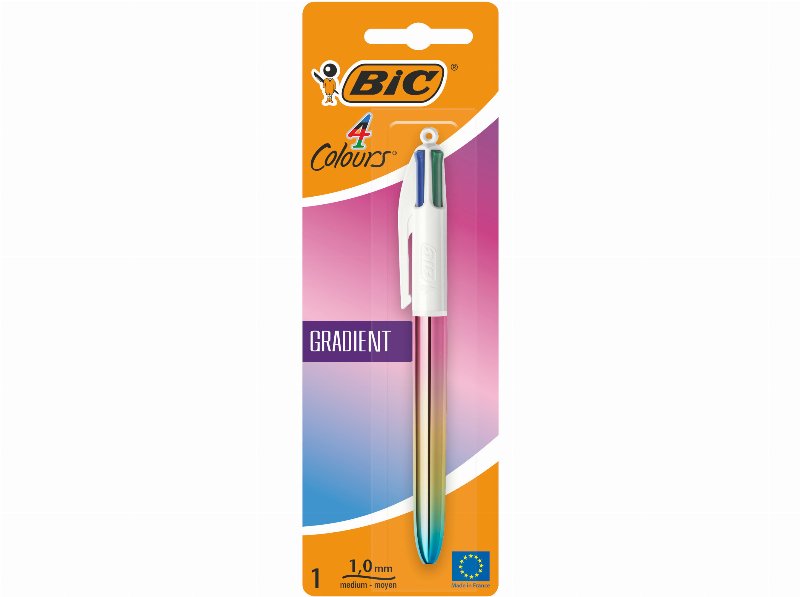 Esferográficas Bic 4 Cores Gradient Modelos Sortidos