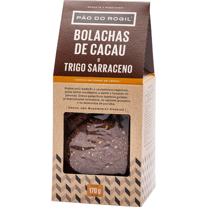 Bolachas De Cacau E Trigo Sarraceno 170 g
