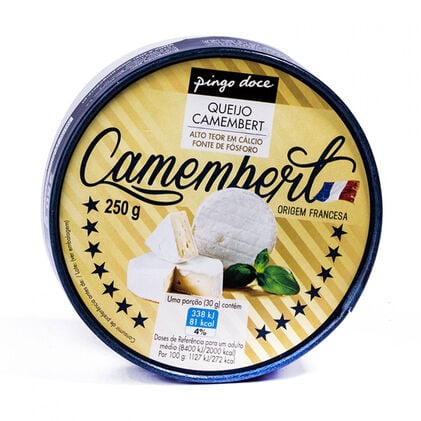 Queijo Camembert Pingo Doce 0.25Kg