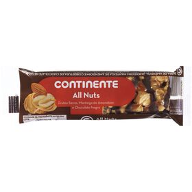 Barra Frutos Secos, Manteiga De Amendoim E Chocolate Negro All Nuts Continente 35 gr