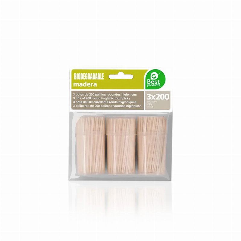Best Palitos Redondos Higiénicos 3 X 200 Un