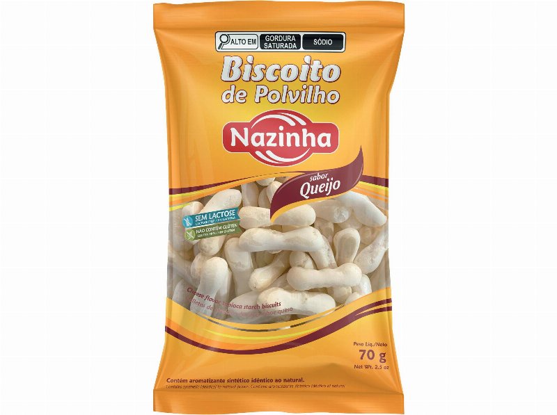 Biscoito Polvilho Nazinha Queijo 70 g