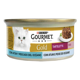Comida Húmida Para Gato Adulto Tartelette Duo Purina Gourmet Gold 85 g