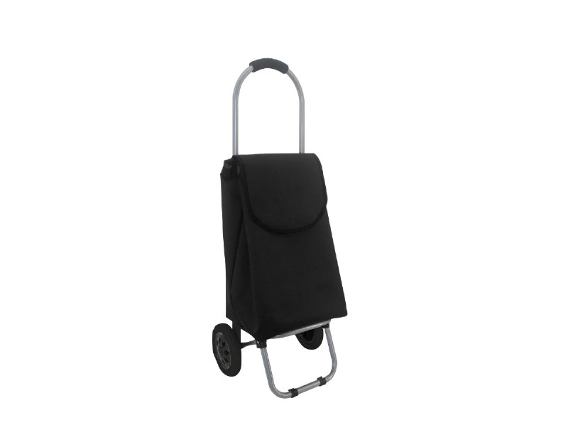 Carro Compras Auchan Essencial Preto 35X92X28Cm