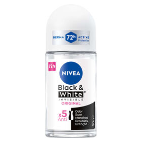 Desodorizante Roll On Black & White Invisible Original Nivea 50 ml