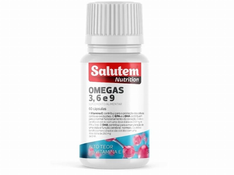 Suplemento Salutem Omega 3 - 6 - 9 60 Cápsulas