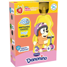 Iogurte Pouch Morango E Banana Infantil Danonino Danone 280 gr (4 Un)