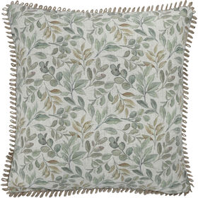 Almofada 45X45Cm All Over Folhas Verde Kasa