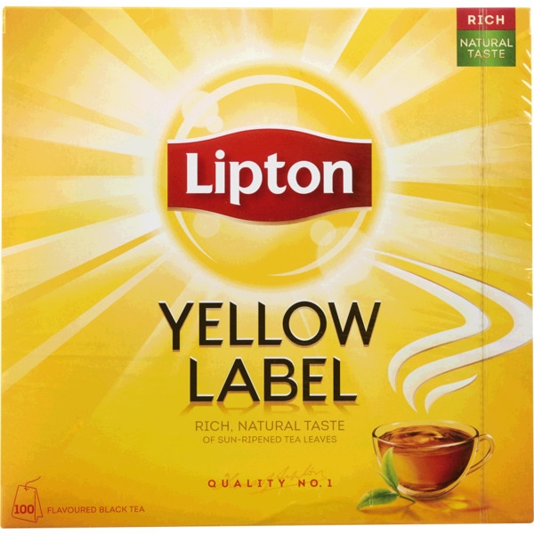 Chá Preto Yellow Label 100 unidades