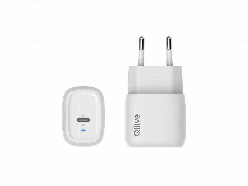 Carregador Csr Qilive 600183059 Branco Gan Usbc 30W