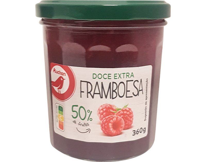 Doce Auchan Extra 50% Frutos Framboesa 360 g