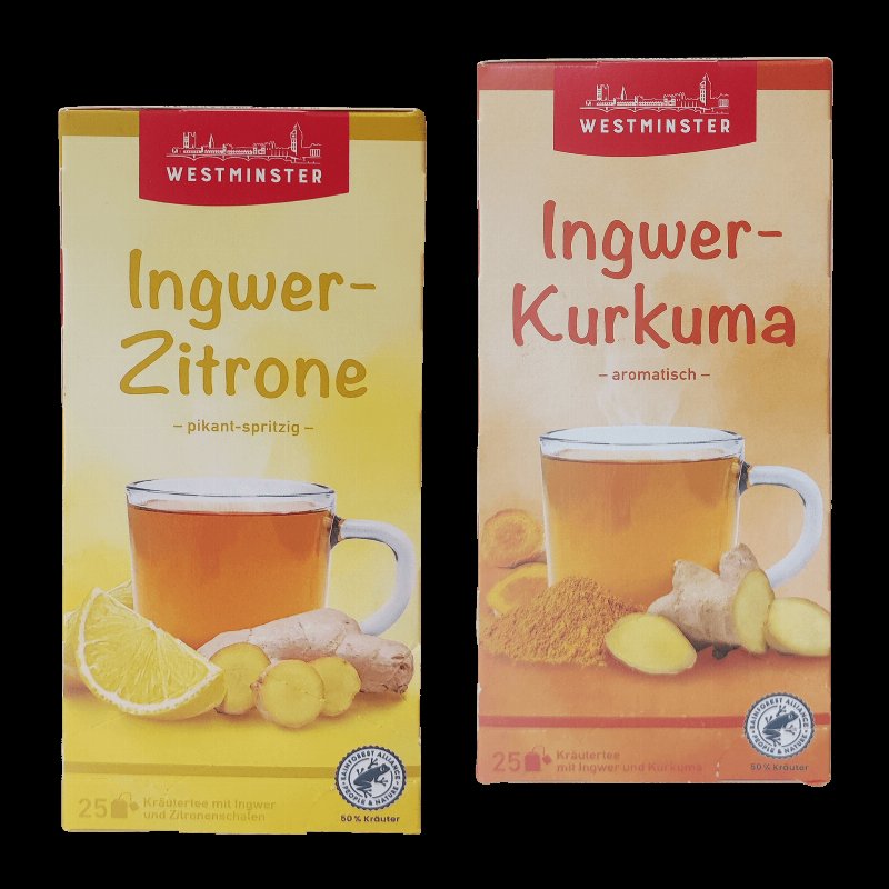 Chá De Gengibre Sortido; 25 Saquetas