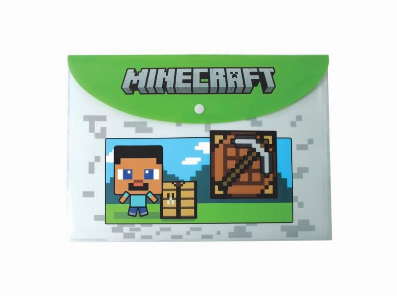Capa Com Botao A4 Minecraft