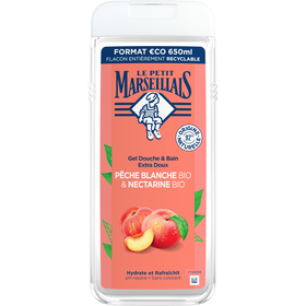 Gel De Banho Pêssego E Nectarina Bio Le Petit Marseillais 650 ml