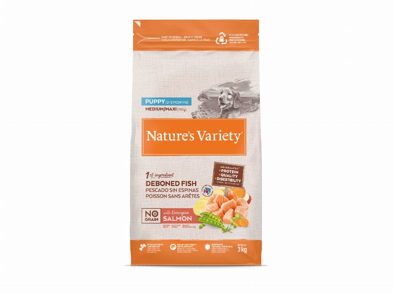 Ração Cão Nature's Variety No Grain Júnior Salmão 3 kg