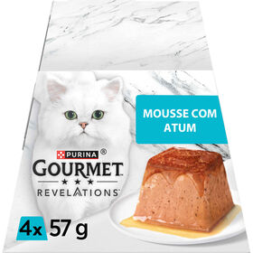 Comida Húmida Para Gato Adulto Revelations Mousse Atum Terrina Purina Gourmet Revelations 4 X 57 g