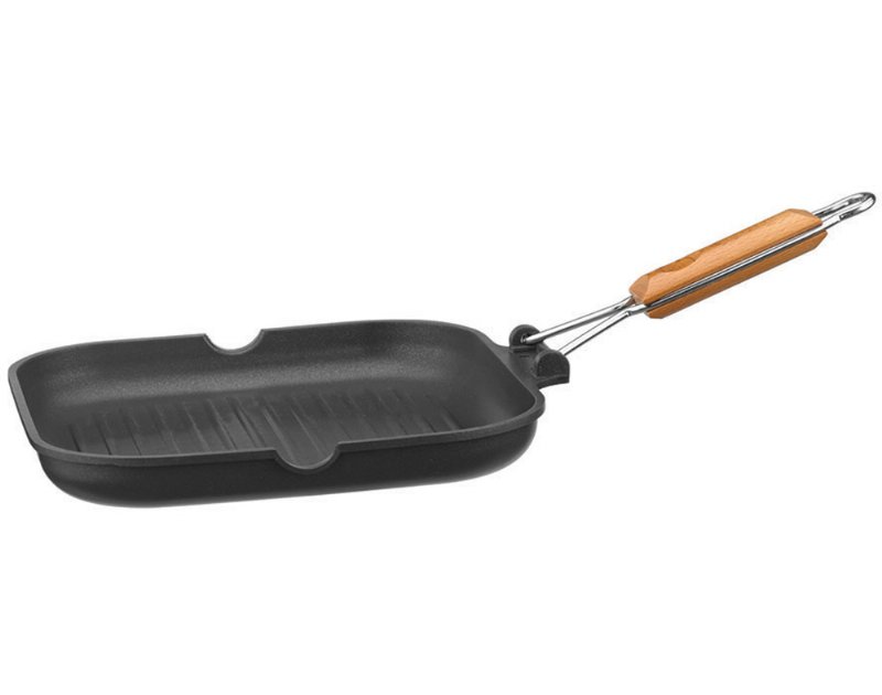 Grelhador Quadrado Antiaderente Celar Natura Cook 26X26Cm