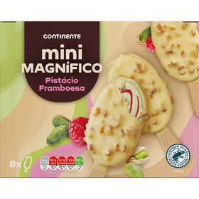 Gelado Mini Magníficos Pistácio E Framboesa Continente 400 gr (8 Un)