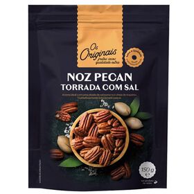 Noz Pecan Torrada Com Sal Os Originais 150 gr