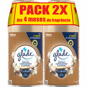 Ambientador Recarga Difusor Sandalwood Glade 2 X 269 ml