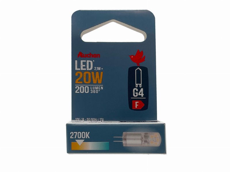 Lâmpada Led Auchan G4 20W Luz Amarela