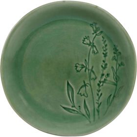 Prato Sobremesa 20Cm Verde Jardim Secreto Kasa