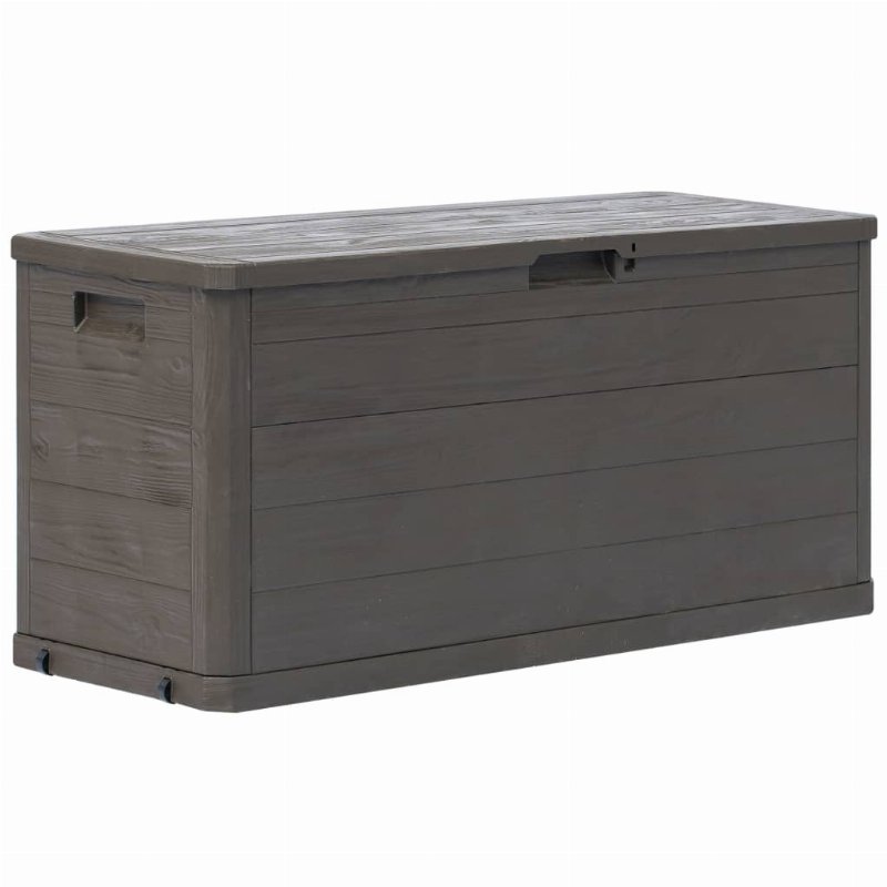 Hkh Caixa De Arrumação Para Jardim 280 l Castanho - Marrom